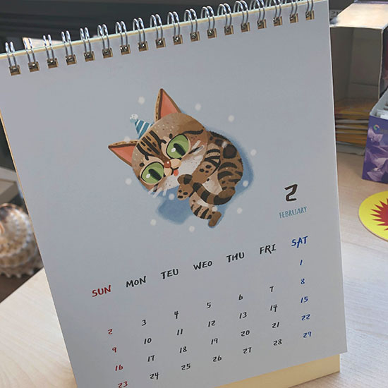 Secret Cat Forest Calendar 2024 Fifi Alberta